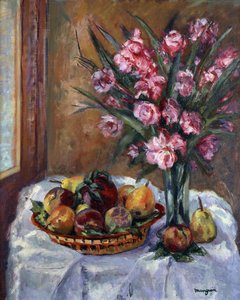 Oleandro e frutta da Henri Charles Manguin