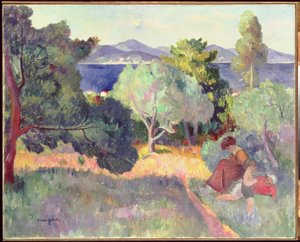 Sentiero a Saint-Tropez da Henri Charles Manguin