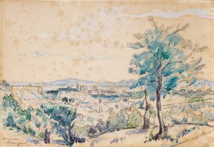 Il Palazzo dei Papi - Avignone da Henri Charles Manguin