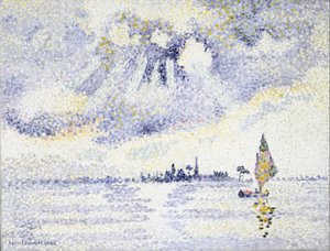 Tramonto sulla laguna, Venezia da Henri-Edmond Cross