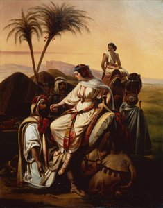 Boaz accoglie Ruth da Henri Frederic Schopin