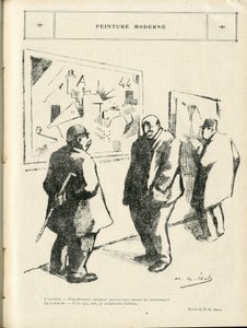 Illustrazione di H. G. Ibels in Le Rire, 04/02/22 - Pittura moderna - Arte, Antisemitismo, Avanguardia - Ebrei da Henri Gabriel Ibels