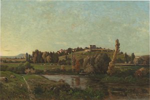 Paesaggio in Alvernia da Henri-Joseph Harpignies