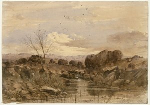 Paesaggio con ruscello da Henri-Joseph Harpignies