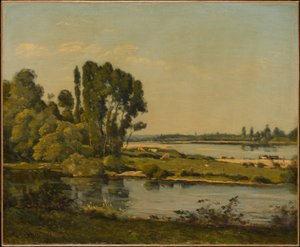 Paesaggio con un fiume da Henri-Joseph Harpignies