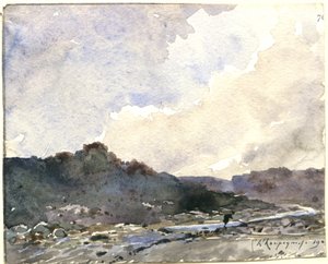 Il torrente da Henri-Joseph Harpignies
