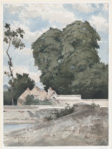 Veduta dai bastioni di Chartres da Henri-Joseph Harpignies