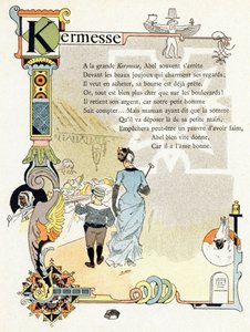 Illustrazione per "Alfabeto dei buoni esempi", c.1890