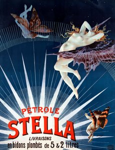 Poster vintage di Petrole Stella