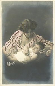 Bambino con sua madre