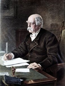 Otto, Principe von Bismarck (1815 - 1898), statista tedesco secondo il dipinto di Tutti i Santi