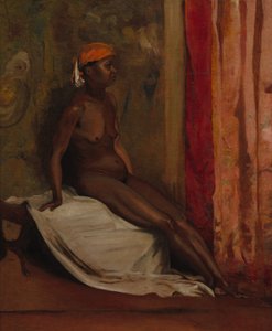 Donna africana seduta da Henri Alexandre Georges Regnault