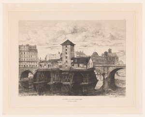 Vista sul Pont Notre-Dame La Pompe du Pont Notre Dame L