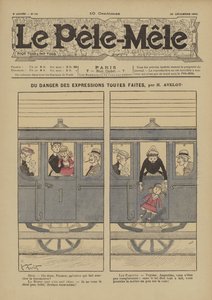 Du danger des expressions toutes faites. Illustrazione per Le Pele-Mele, 1902