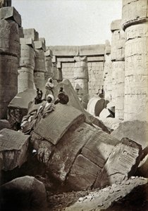 Tempio di Karnak, c.1900 da Henri Béchard