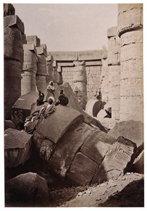 Rovine di Karnak, c.1900 da Henri Béchard
