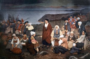 Dispersione degli Acadiani nel 1755, c.1900 (dipinto)