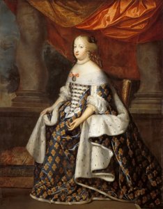 Ritratto di Maria Teresa di Spagna 1638-1683 come Regina di Francia da Henri Beaubrun
