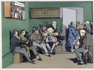 Un giorno di udienza - in "Administrative morals" di Henri Monnier da Henri Bonaventure Monnier