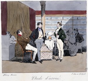 Studio di avvocato - in "Jadis et aujourd