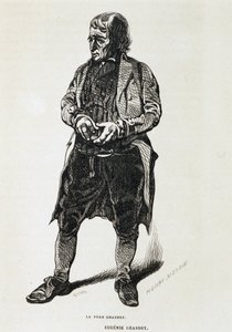 Il padre Grandet - in "Eugenia Grandet" di Balzac, ill. Henri Monnier, edizione originale del 1843 da Henri Bonaventure Monnier