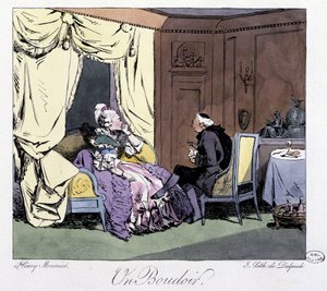 Un boudoir nel XVIII secolo - in "Jadis et aujourd