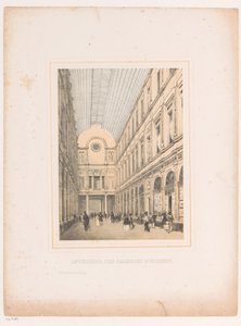 Interno delle Gallerie Reali di San Uberto a Bruxelles da Henri Borremans (attributed to)