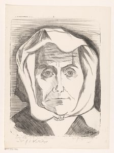 Ritratto di una donna sconosciuta da Henri Braakensiek (signed by artist)