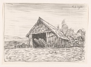 Casa delle barche a Possenhofen da Henri Braakensiek
