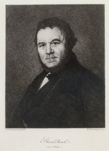 Ritratto di Marie-Henri Beyle, detto Stendhal 1783-1842, nel 1840 da Henri Bérengier