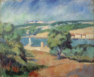 Vicino a St. Tropez da Henri Charles (after) Manguin