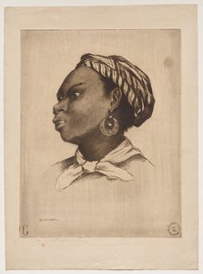 Una donna africana, dopo Eva Gonzalès