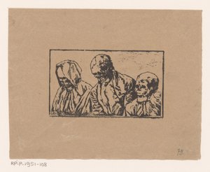 Tre morti da Henri Charles Guérard