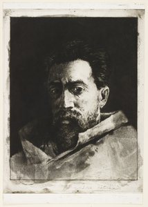 Autoritratto, c.1888 da Henri Charles Guérard