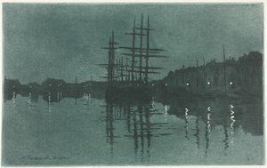 Il bacino di Dieppe da Henri Charles Guérard