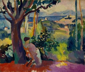 Il pasto alla villa Demiè da Henri Charles Manguin