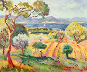 Il golfo di St. Tropez, c.1918 da Henri Charles Manguin