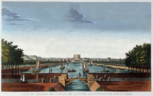 Bassin de la Villette, Parigi da Henri Courvoisier Voisin
