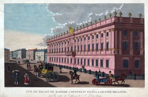 Il Palazzo di Marmo a San Pietroburgo da Henri Courvoisier Voisin
