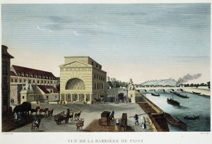 Barriera di Passy - in “Vue de Paris en 1810: les barriers de Paris” da Henri Courvoisier Voisin