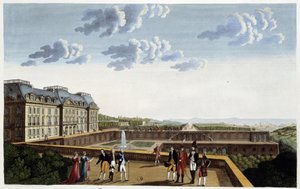 Château de Meudon, circa 1820 - in Vues de Paris di Courvoisier