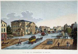 La barriera Saint-Denis, circa 1827 - in “Vues de Paris”