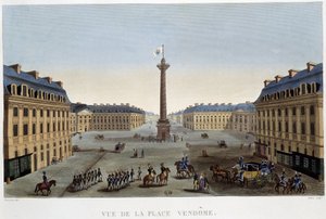 Place Vendôme - Parigi da Henri Courvoisier Voisin