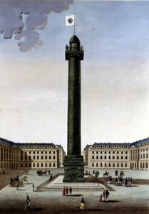 Place Vendôme - in "Views of Paris" di Courvoisier da Henri Courvoisier Voisin