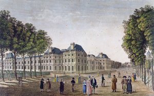 Il Palazzo del Lussemburgo, c.1815-20 da Henri Courvoisier Voisin