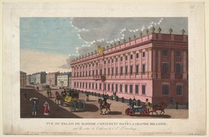 Il Palazzo di Marmo a San Pietroburgo, c. 1811 da Henri Courvoisier Voisin