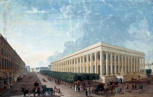 La Borsa e la Place de la Bourse a Parigi da Henri Courvoisier Voisin