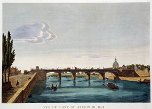 Vista del Ponte del Giardino del Re (Ponte di Austerlitz) - Parigi
