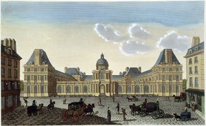 Veduta del Palais du Luxembourg, circa 1820 - in “Vues de Paris” da Henri Courvoisier Voisin