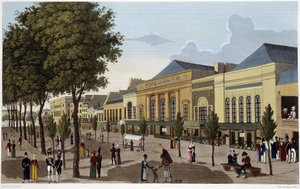 Vue des theatres de l